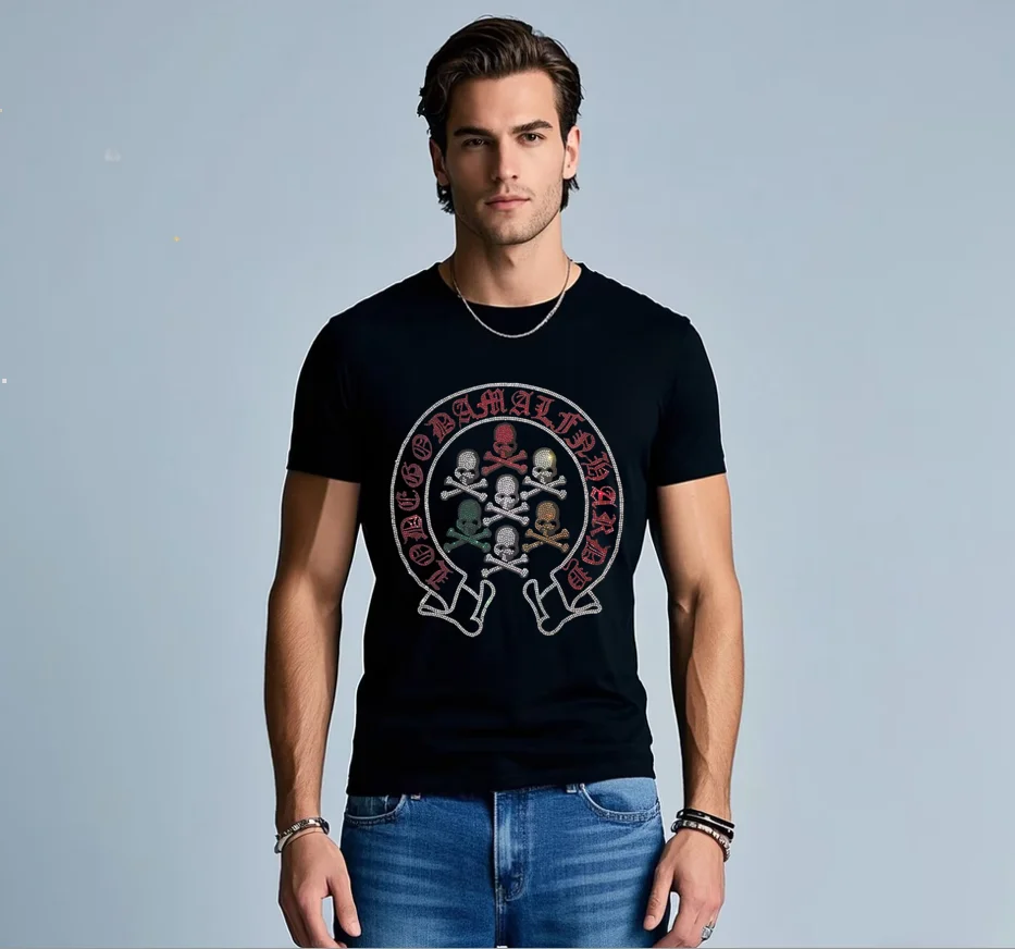 Rhinestone Casual brand designer Hombre Plein ali T Shirts Fashion Mens Brand Men T-shirt Tops Tees
Rhinestone Casual brand designer Hombre Plein ali T Shirts Fashion Mens Brand Men T-shirt Tops Tees
