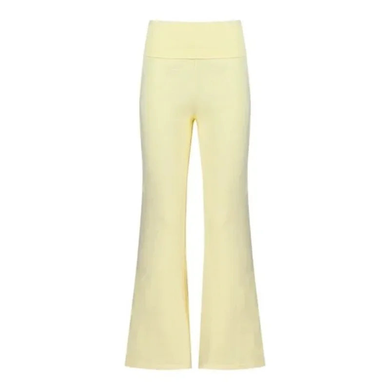 Женские желтые расклешенные брюки с высокой талией, эластичные облегающие повседневные брюки
Женские желтые расклешенные брюки с высокой талией, эластичные облегающие повседневные брюки