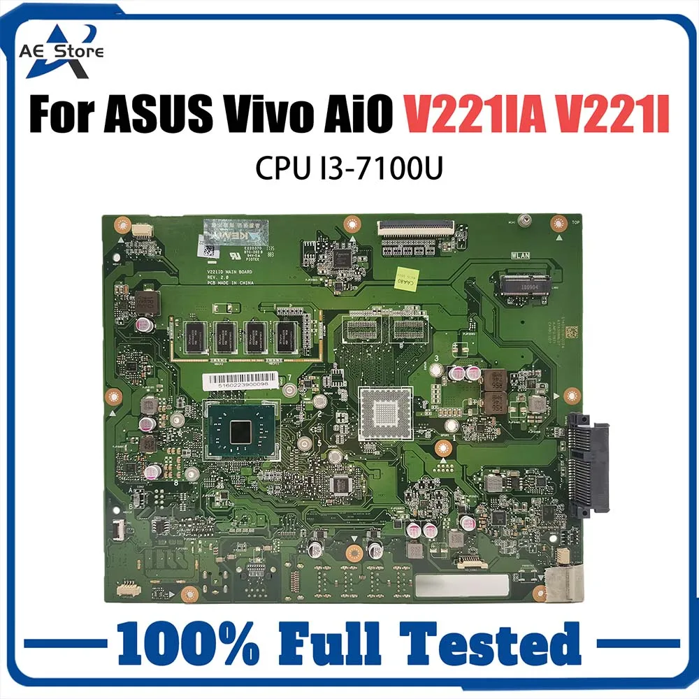 For ASUS Vivo AiO V221IA All-in-one Motherboard V221I I3-7100U CPU V221IC V221IQ V221ID V221IAR V221ICR V222IA V231IA X221IA
For ASUS Vivo AiO V221IA All-in-one Motherboard V221I I3-7100U CPU V221IC V221IQ V221ID V221IAR V221ICR V222IA V231IA X221IA