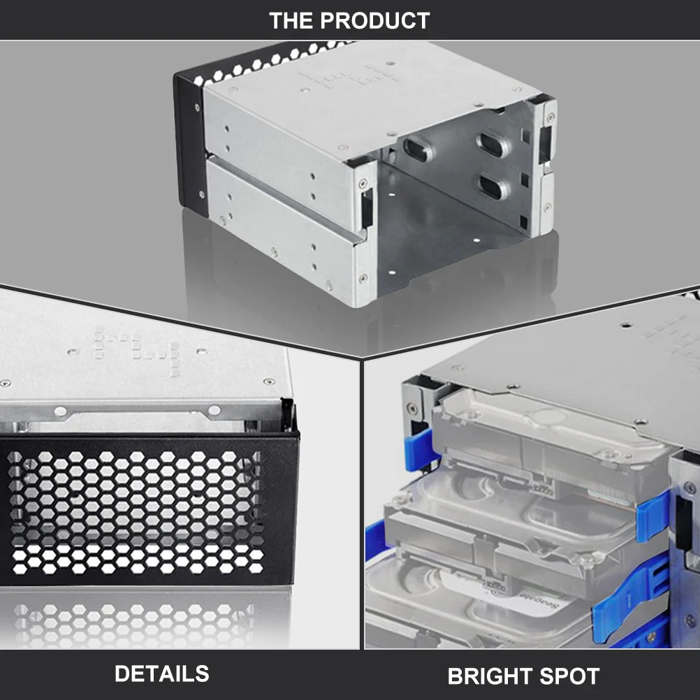 Hard Disk Rack Aluminum Alloy 35 Inch Optical Drive Bay Hard Drive Mounting Bracket Heat Dissipation Storage Case
Hard Disk Rack Aluminum Alloy 35 Inch Optical Drive Bay Hard Drive Mounting Bracket Heat Dissipation Storage Case
