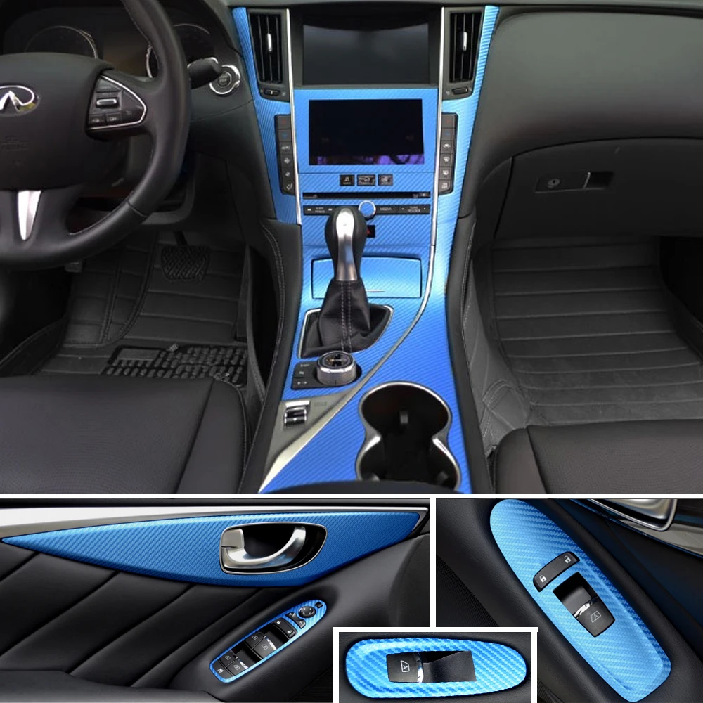 Для Infiniti Q50 Q60 2014-2018 внутренняя центральная панель управления дверная ручка 5D наклейки из углеродного волокна наклейки аксессуары для стайлинга автомобиля
Для Infiniti Q50 Q60 2014-2018 внутренняя центральная панель управления дверная ручка 5D наклейки из углеродного волокна наклейки аксессуары для стайлинга автомобиля