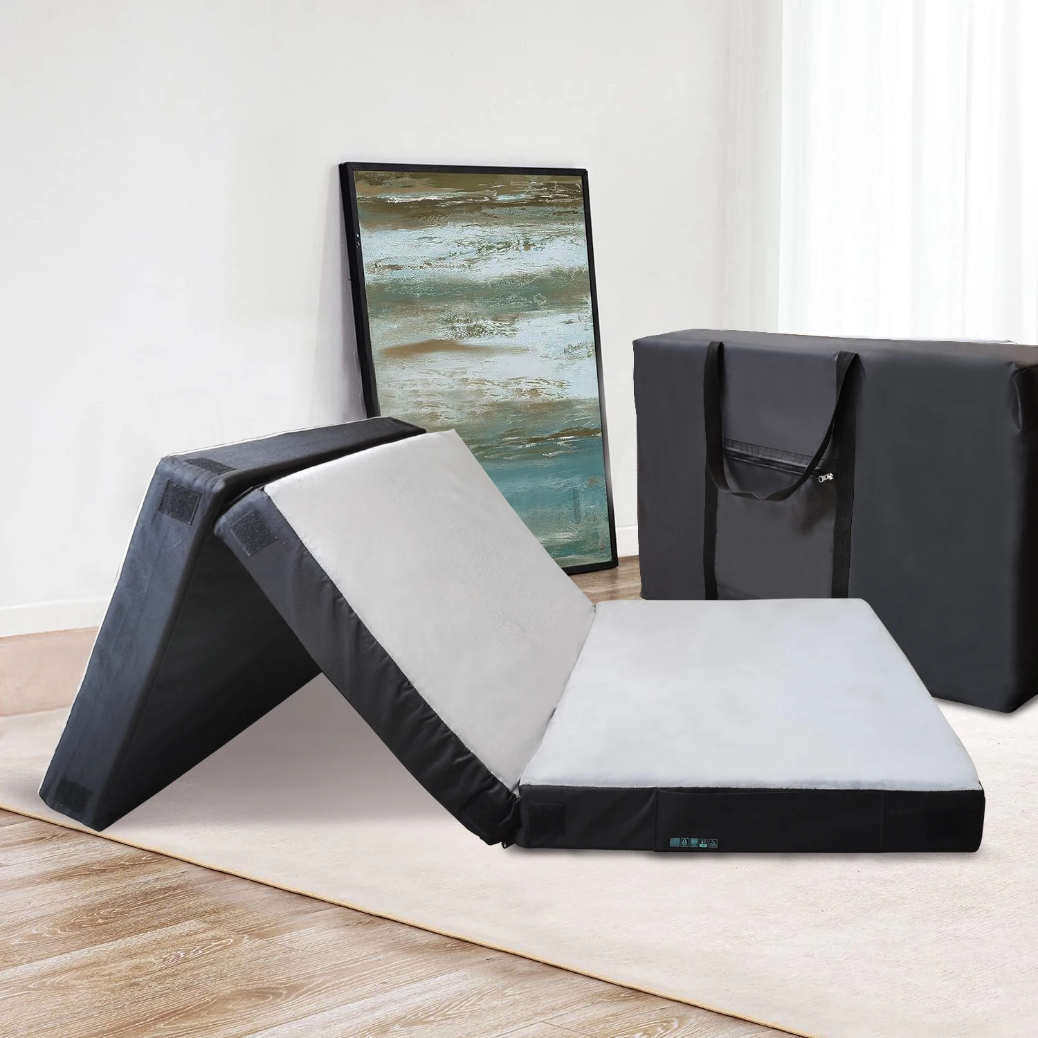 Portable Outdoor Floor Travel Folding Foldable Tri-fold High Density Foam Mattress Japan Futon Sofa Bed for Nap
Portable Outdoor Floor Travel Folding Foldable Tri-fold High Density Foam Mattress Japan Futon Sofa Bed for Nap