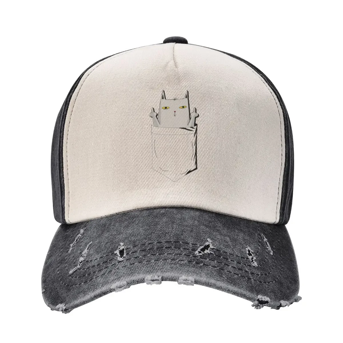 Cat shows the middle finger Pocket Design Baseball Cap designer cap luxury caps Hat Beach Caps For Men Women's
Cat shows the middle finger Pocket Design Baseball Cap designer cap luxury caps Hat Beach Caps For Men Women's