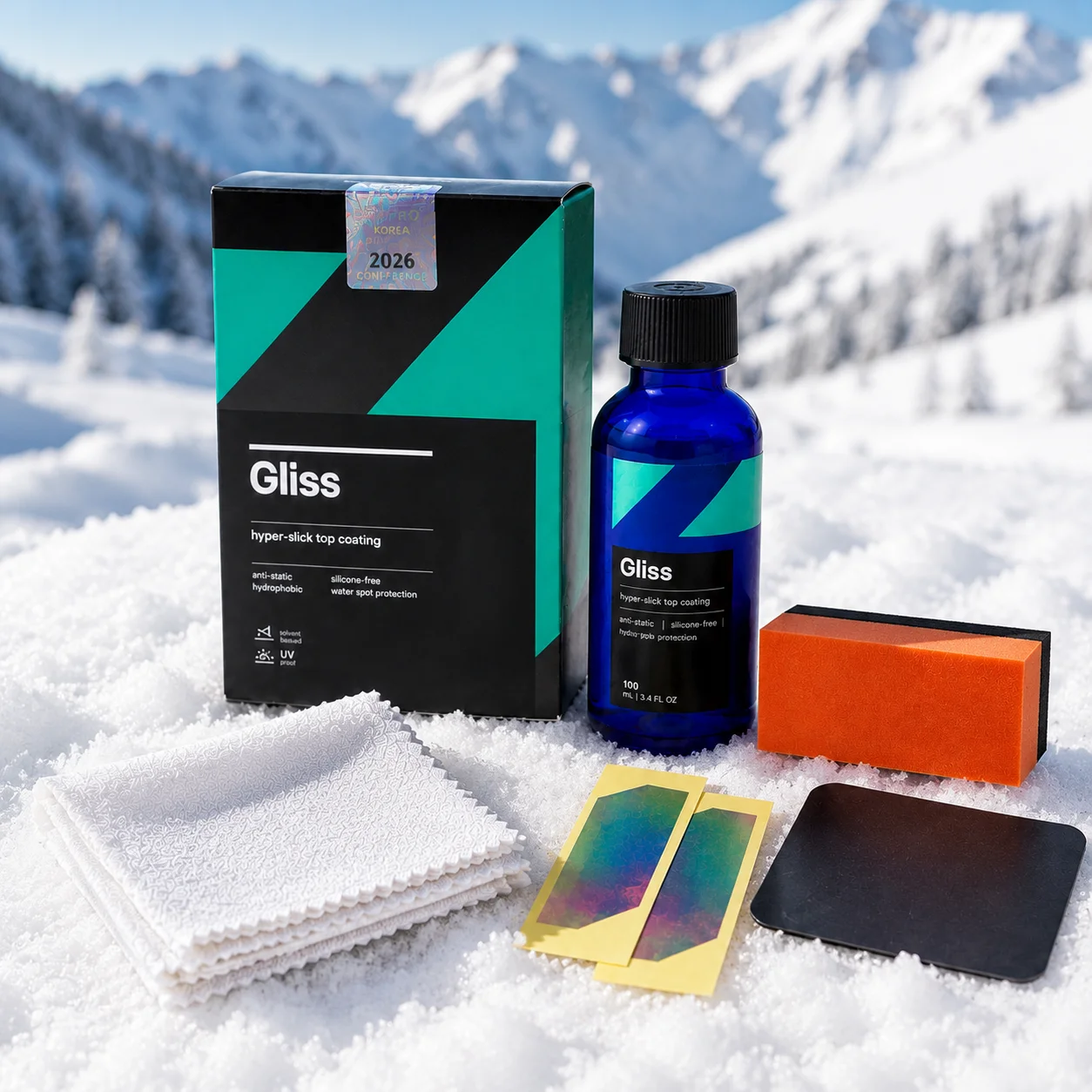 Gliss 50ml Kit Ceramic Coating for Cars Hyper Smooth Hydrophobic Nano Top-Coat with Microfiber Applicators Repels Oil,Dirt
Gliss 50ml Kit Ceramic Coating for Cars Hyper Smooth Hydrophobic Nano Top-Coat with Microfiber Applicators Repels Oil,Dirt