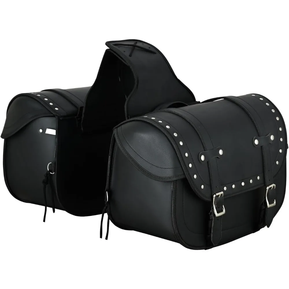 vance touring elite studded motorcycle saddlebags 30l pvc water-resistant compatible with sportster dyna softail touring models
vance touring elite studded motorcycle saddlebags 30l pvc water-resistant compatible with sportster dyna softail touring models