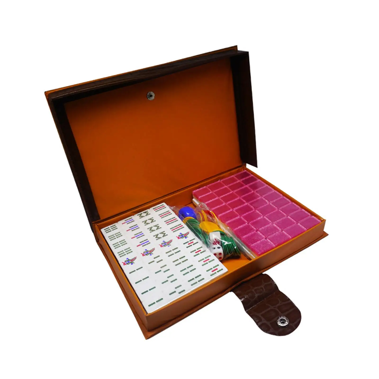 Travel Chinese Mahjong, with Storage Bag 144 Tiles Acrylic 3-4 People Easy to Read for Game Home Fun Party Gatherings
Travel Chinese Mahjong, with Storage Bag 144 Tiles Acrylic 3-4 People Easy to Read for Game Home Fun Party Gatherings