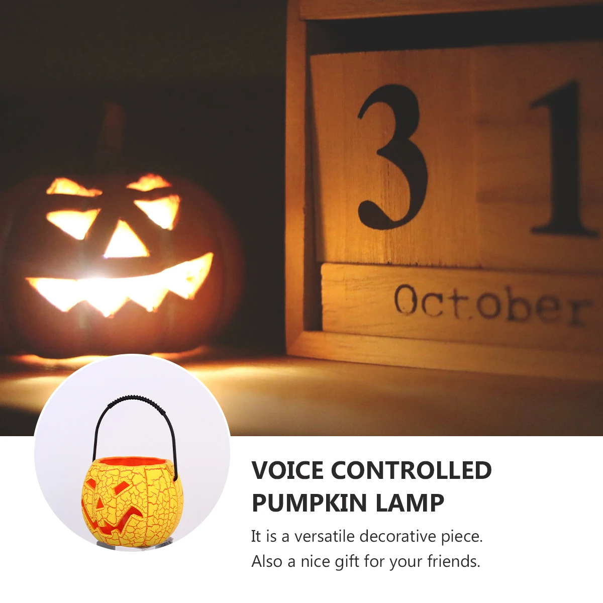 Electric Pumpkin Light Voice-controlled Bucket Decoration Pumkin Lantern Halloween
Electric Pumpkin Light Voice-controlled Bucket Decoration Pumkin Lantern Halloween