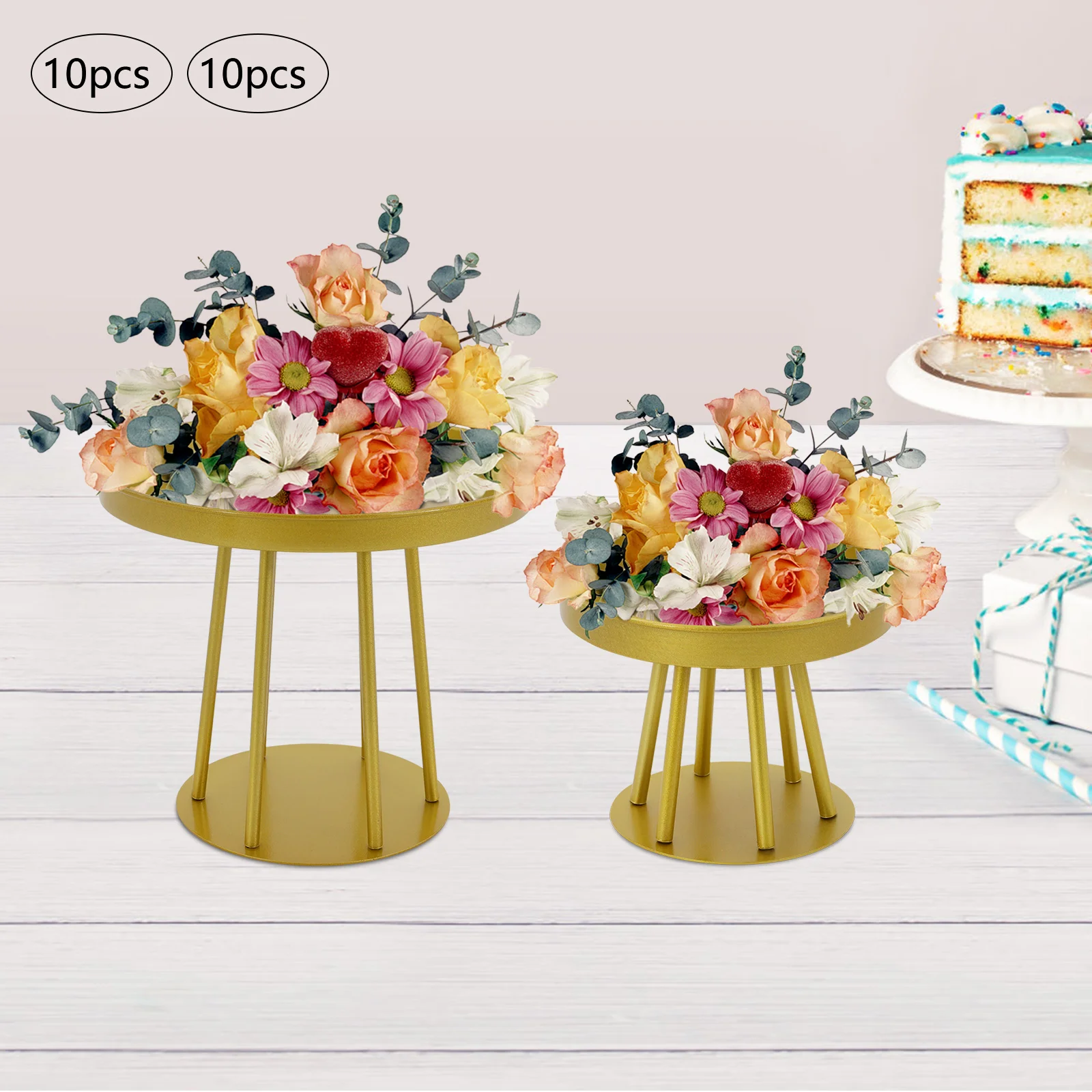 10Pcs Circular Flower Stands, Wedding Flower Stand, Flower Stand for Wedding Home Decor
10Pcs Circular Flower Stands, Wedding Flower Stand, Flower Stand for Wedding Home Decor
