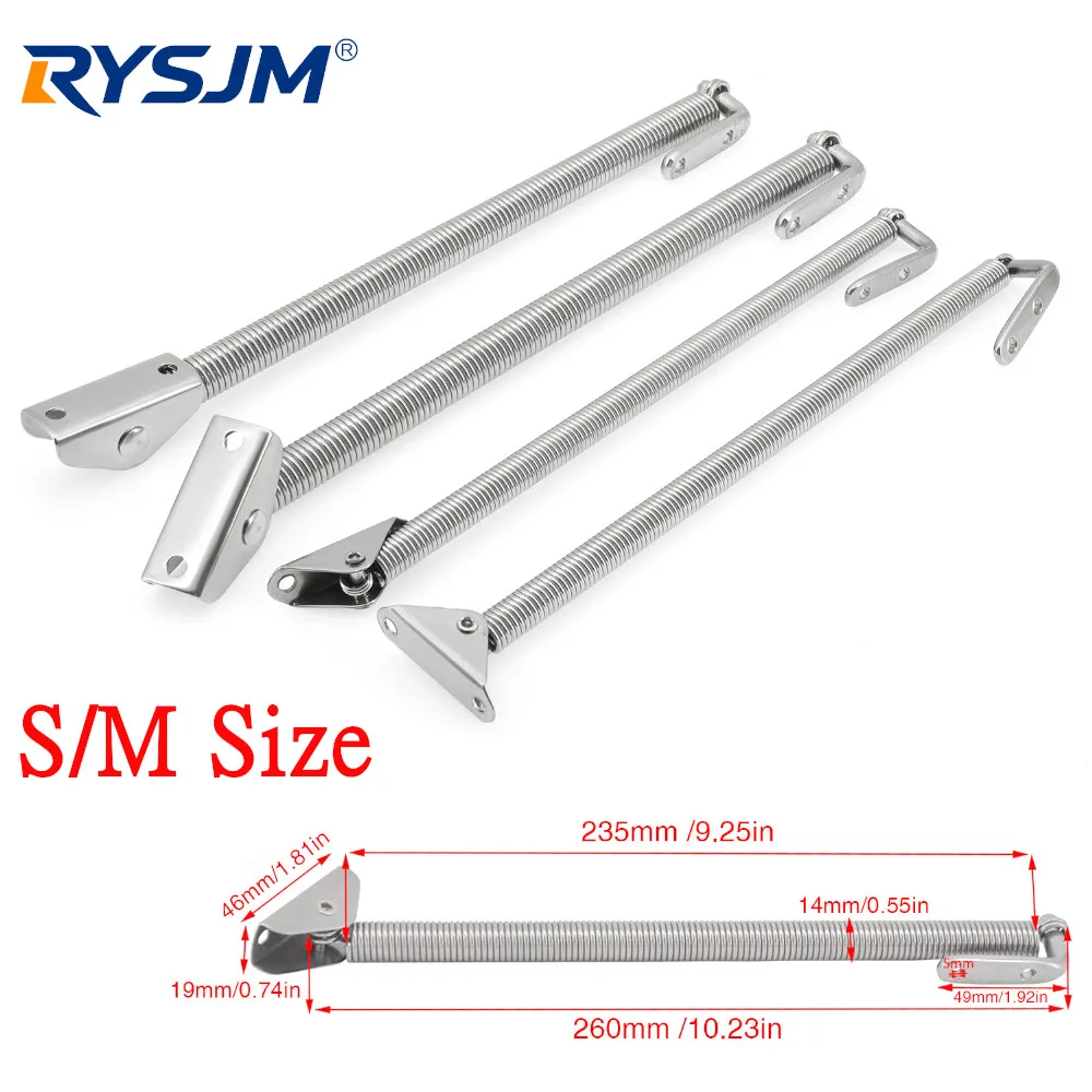 2PCS Marine Hardware Stainless steel 230mm 260mm Boat Hatch Spring Lid Support Spring For Boat Accessories Yacht Camper Hatches
2PCS Marine Hardware Stainless steel 230mm 260mm Boat Hatch Spring Lid Support Spring For Boat Accessories Yacht Camper Hatches