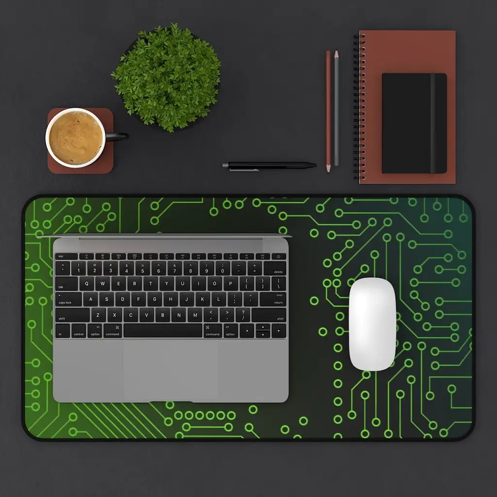 Gaming Green Motherboard Desk Mat, Extended Green Motherboard Deskmat, Non-slip Rubber Mouse Pad,home Office Desktop Decoration
Gaming Green Motherboard Desk Mat, Extended Green Motherboard Deskmat, Non-slip Rubber Mouse Pad,home Office Desktop Decoration
