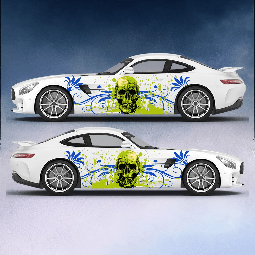 Flower Line Skull Splash Sticker Full Body Floral Decoration Covering Scratches Protect Car Sticker Waterproof Car Vinyl Wraps
Flower Line Skull Splash Sticker Full Body Floral Decoration Covering Scratches Protect Car Sticker Waterproof Car Vinyl Wraps