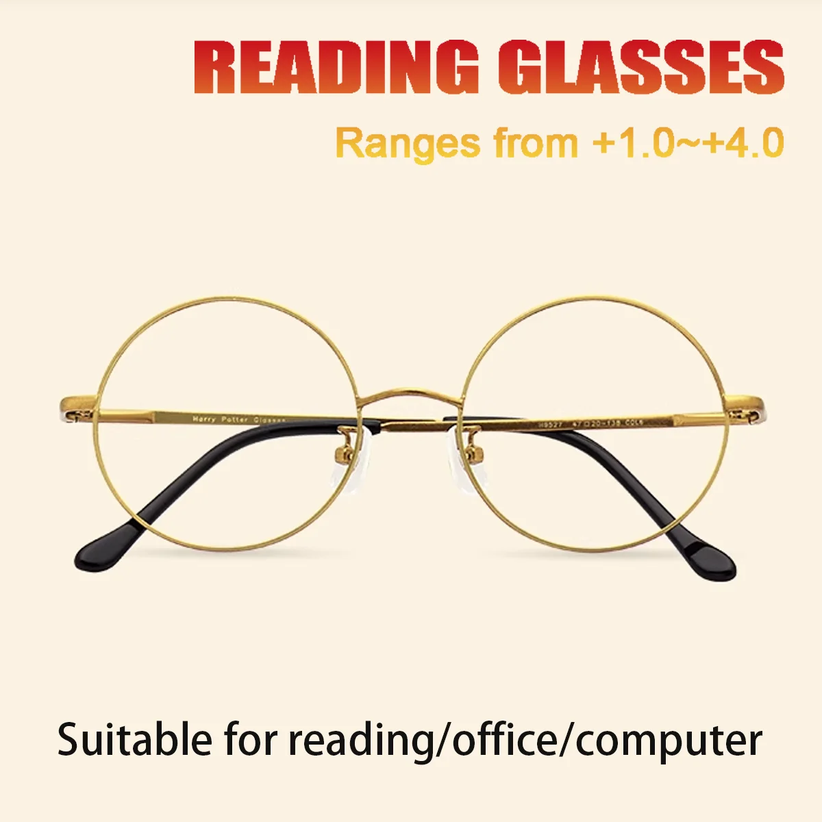 Fytoo Metal Round Reading Glasses Unisex Fashion Prescription Eyeglasses Magnifier Presbyopic Glasses 9527
Fytoo Metal Round Reading Glasses Unisex Fashion Prescription Eyeglasses Magnifier Presbyopic Glasses 9527