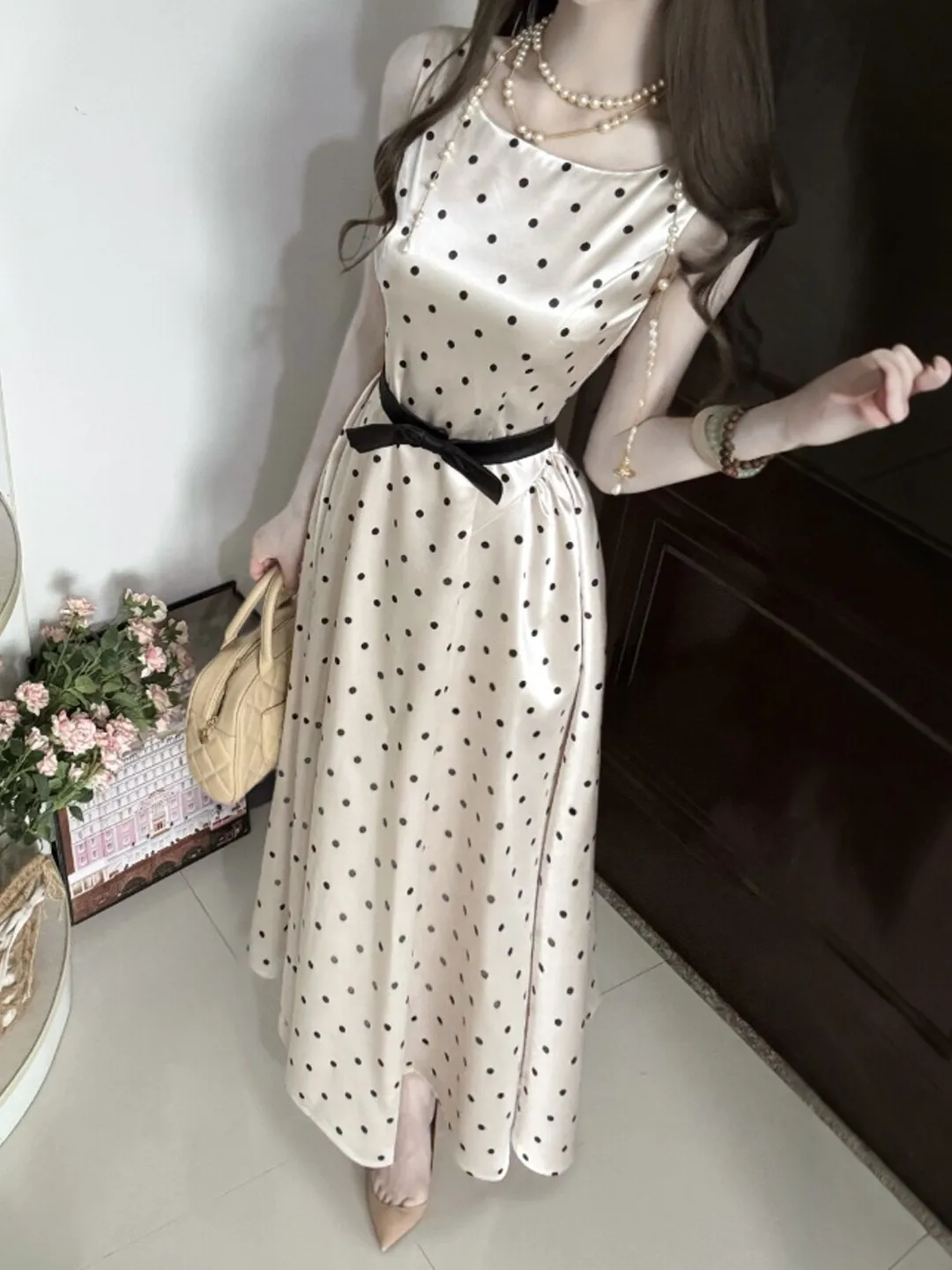 Elegant Polka Dot Belted Slim Fit Long Dress Unique Beautiful Summer 2026 City Commute Church Date Casual Touring Home Outdoor
Elegant Polka Dot Belted Slim Fit Long Dress Unique Beautiful Summer 2026 City Commute Church Date Casual Touring Home Outdoor