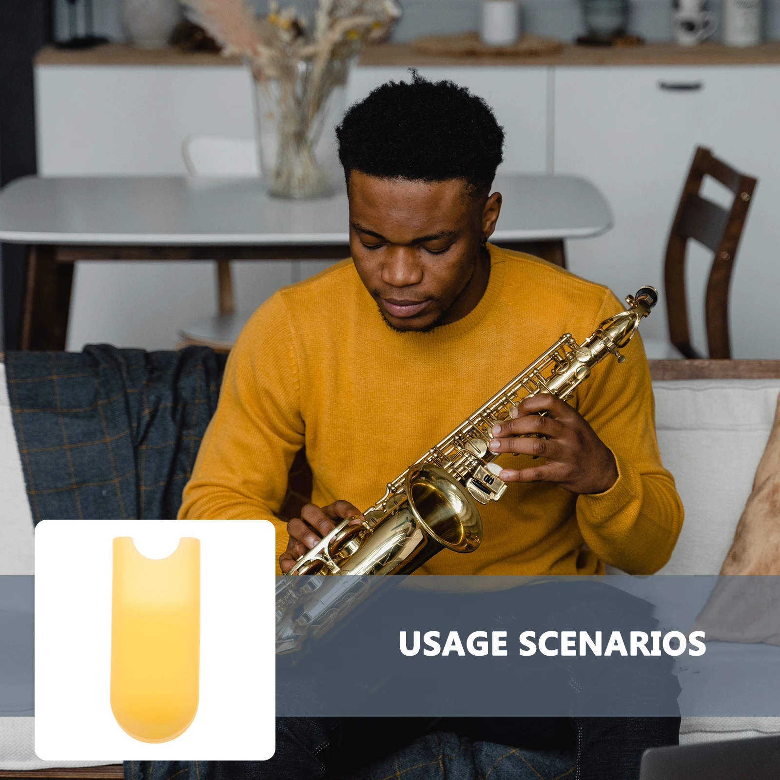 2pcs Saxophone Thumb Rest Cushion Silicone Finger Pad Protective Cover Ergonomic Non Comfort Use for Saxophone
2pcs Saxophone Thumb Rest Cushion Silicone Finger Pad Protective Cover Ergonomic Non Comfort Use for Saxophone