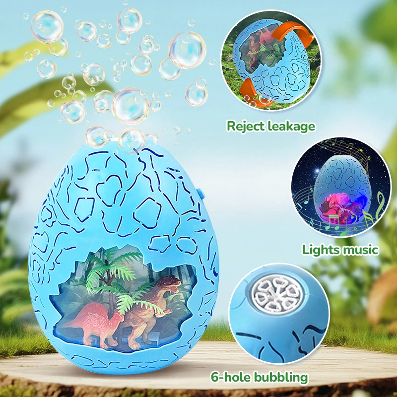 2026 New Dinosaur Egg Bubbles Machine 6 Holes Electric Automatic Bubbles Machine Outdoor Party Blowing Bubbles Toys for Children
2026 New Dinosaur Egg Bubbles Machine 6 Holes Electric Automatic Bubbles Machine Outdoor Party Blowing Bubbles Toys for Children