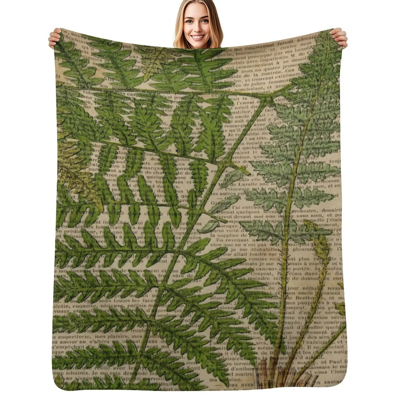 vintage foliage hipster botanical print fern leaves Throw Blanket No Pilling Soft Warm Blanket for Bed
vintage foliage hipster botanical print fern leaves Throw Blanket No Pilling Soft Warm Blanket for Bed
