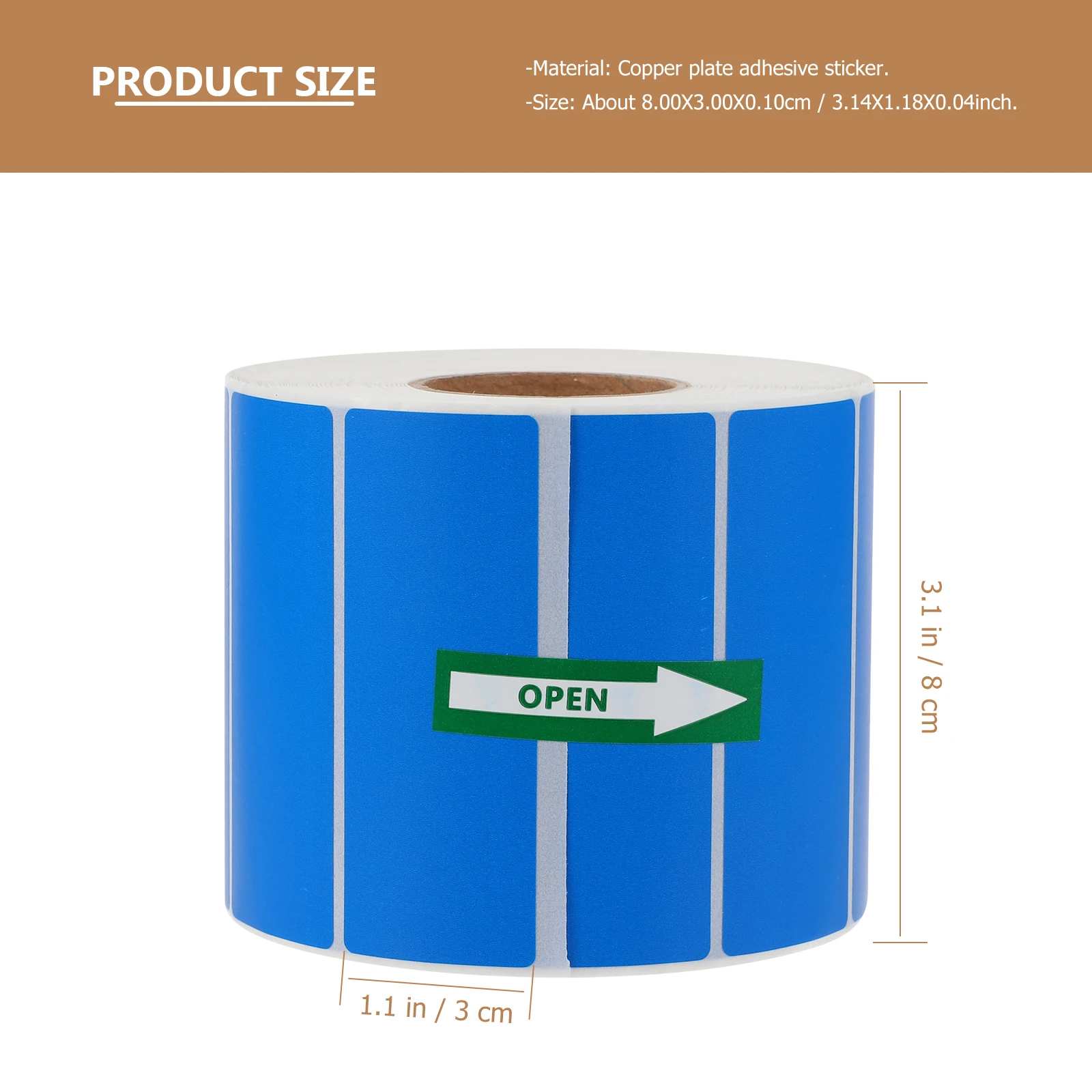 Colorful Label Paper Blank Sticker Tag Stickers Colored Labels Copper Plate Writable Small
Colorful Label Paper Blank Sticker Tag Stickers Colored Labels Copper Plate Writable Small