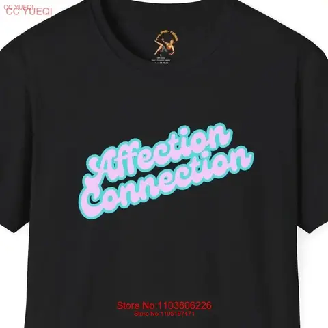 Camiseta de estilo suave con conexión de efectos, informal para amigos, objetivos de relación, cumpleaños, uso diario, gráfico lavado vintage, suave