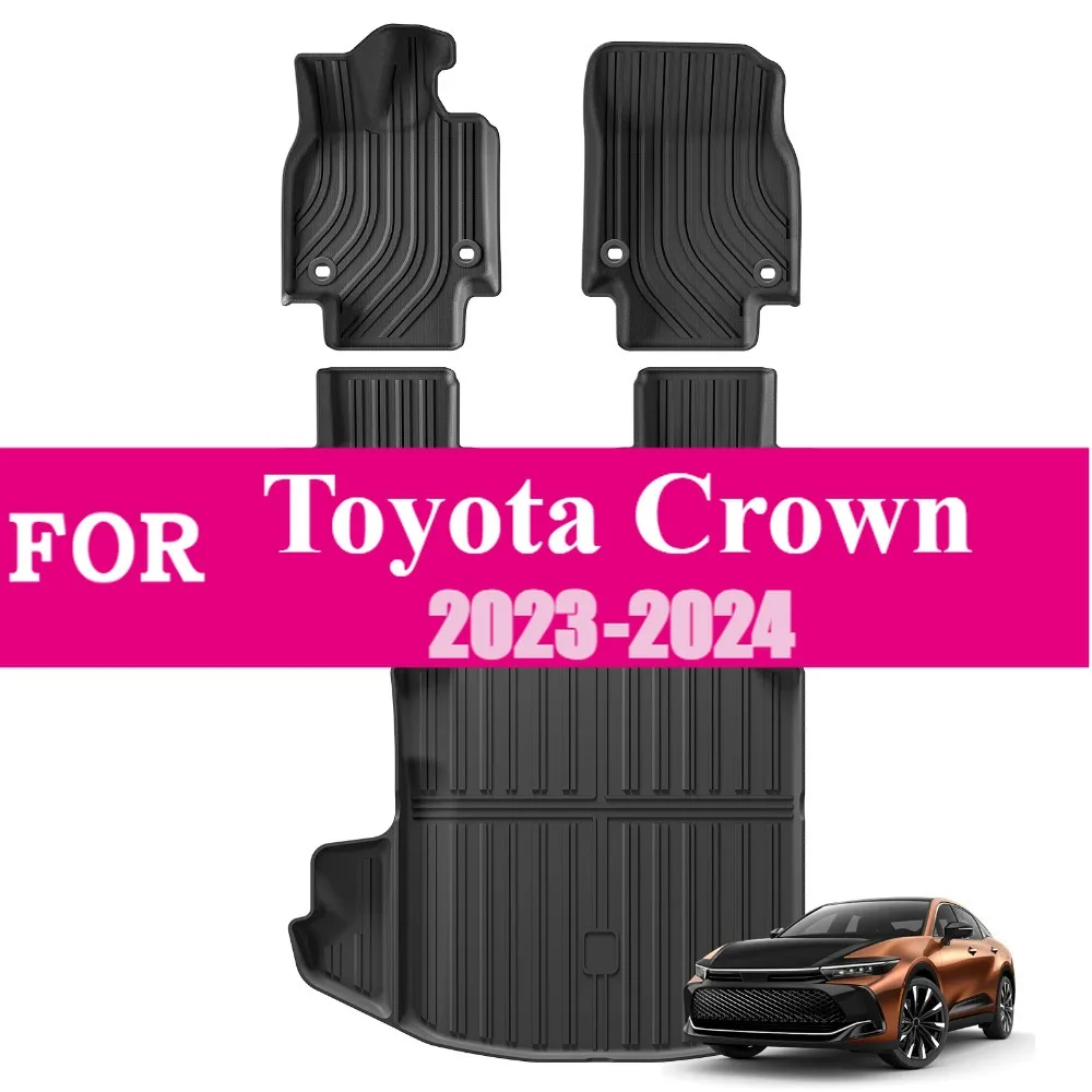 Для Toyota Crown 2023-2024 Комплект напольных ковриков TPE 3D с подкладкой в багажник - водонепроницаемая всепогодная защита с левым рулем, черный
Для Toyota Crown 2023-2024 Комплект напольных ковриков TPE 3D с подкладкой в багажник - водонепроницаемая всепогодная защита с левым рулем, черный
