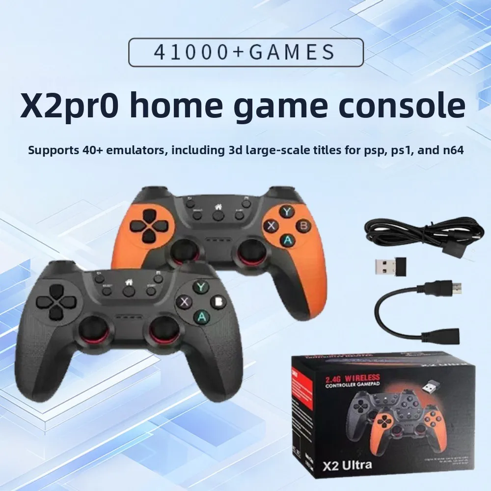 Игровая приставка X2 Retro Game Stick 4K, 40000+ игр, 40+ эмуляторов, HD-выход, 2 беспроводных контроллера, Plug and Play, для ТВ/компьютера
Игровая приставка X2 Retro Game Stick 4K, 40000+ игр, 40+ эмуляторов, HD-выход, 2 беспроводных контроллера, Plug and Play, для ТВ/компьютера