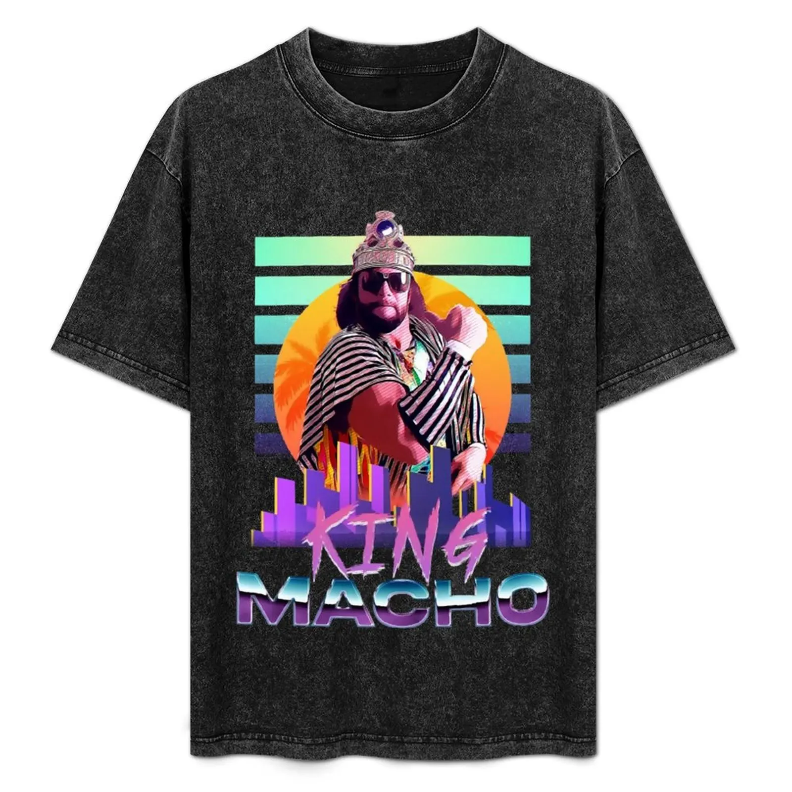 Retro King Macho T-Shirt Casual Basic Short Sleeve T-Shirt
Retro King Macho T-Shirt Casual Basic Short Sleeve T-Shirt