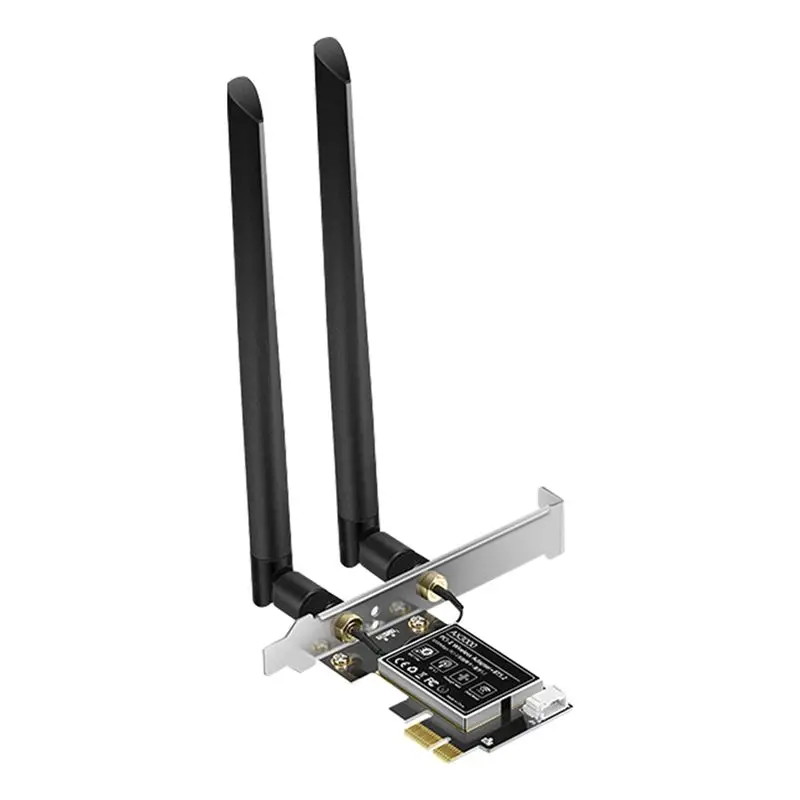 Адаптер A29F-Wifi 6E, 5400 Мбит/с, BT5.2, беспроводная сетевая карта PCI-E, AX5400, Wi-Fi 6E, PCI-E, 2,4G/5G/6ГГц, Wi-Fi карта для Win10, Win11
Адаптер A29F-Wifi 6E, 5400 Мбит/с, BT5.2, беспроводная сетевая карта PCI-E, AX5400, Wi-Fi 6E, PCI-E, 2,4G/5G/6ГГц, Wi-Fi карта для Win10, Win11