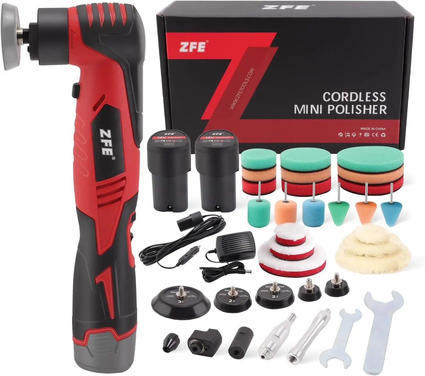 Mini Orbital Polisher with Variable Speed, 12V Rechargeable Car Detailing Machine for Polishing and Cleaning
Mini Orbital Polisher with Variable Speed, 12V Rechargeable Car Detailing Machine for Polishing and Cleaning