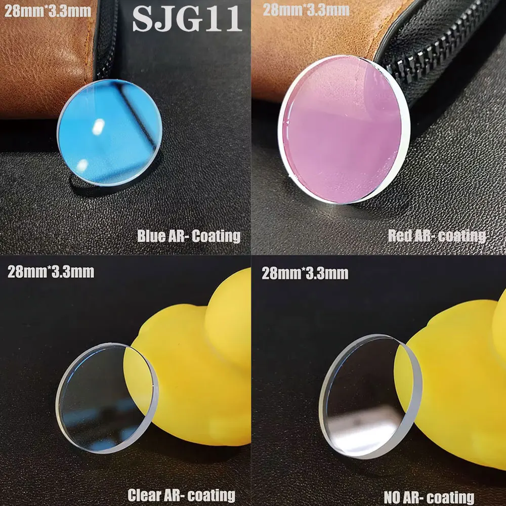 SJG11 28mm*3.3mm Flat Sapphire CrystalWatch Glass Small Chamfer Fo Blue/Red/Clear AR Coating Replacement Mod Pa
SJG11 28mm*3.3mm Flat Sapphire CrystalWatch Glass Small Chamfer Fo Blue/Red/Clear AR Coating Replacement Mod Pa