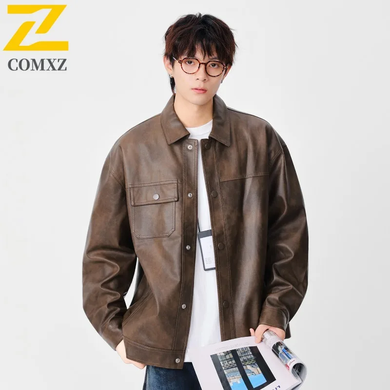 COMXZ 2025 рабочая одежда, куртка с несколькими карманами, пальто, мужская осенне-зимняя новая тенденция, свободная универсальная японская винтажная куртка, управление 219
COMXZ 2025 рабочая одежда, куртка с несколькими карманами, пальто, мужская осенне-зимняя новая тенденция, свободная универсальная японская винтажная куртка, управление 219