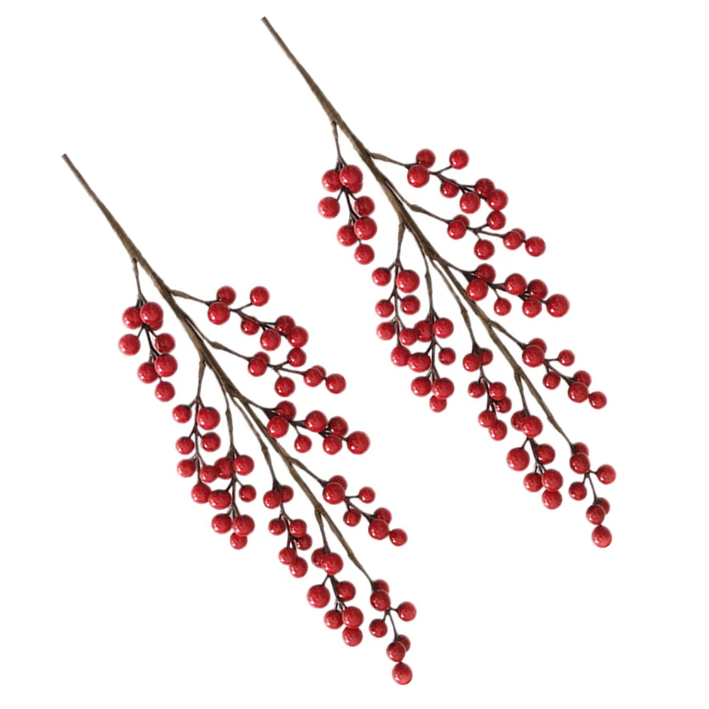 2 Pcs Artificial Bouquet Realistic Berry Branches Christmas Holly Rattan Basket Decor Fake Berries Vase Flower Arrangement
2 Pcs Artificial Bouquet Realistic Berry Branches Christmas Holly Rattan Basket Decor Fake Berries Vase Flower Arrangement