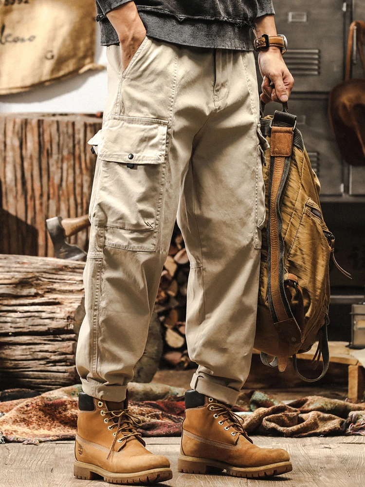 Casual pants men's solidcolor retro trendy elastic tooling spring and autumn new American outdoor loose straight casualversatile
Casual pants men's solidcolor retro trendy elastic tooling spring and autumn new American outdoor loose straight casualversatile