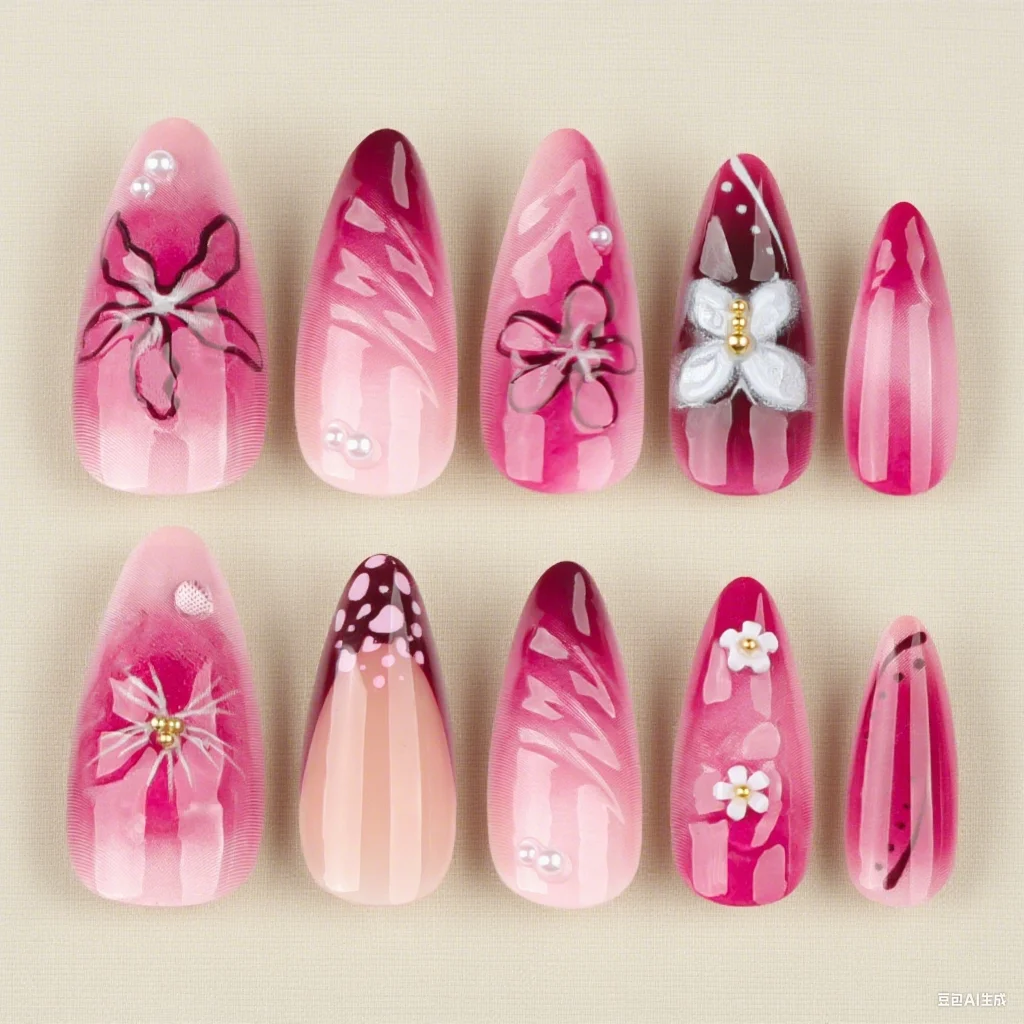 24PCS Short Almond Shaped Nail European and American 3D Three-dimensional Flower Reusable Nail Plate French Halo Nail Plate
24PCS Short Almond Shaped Nail European and American 3D Three-dimensional Flower Reusable Nail Plate French Halo Nail Plate