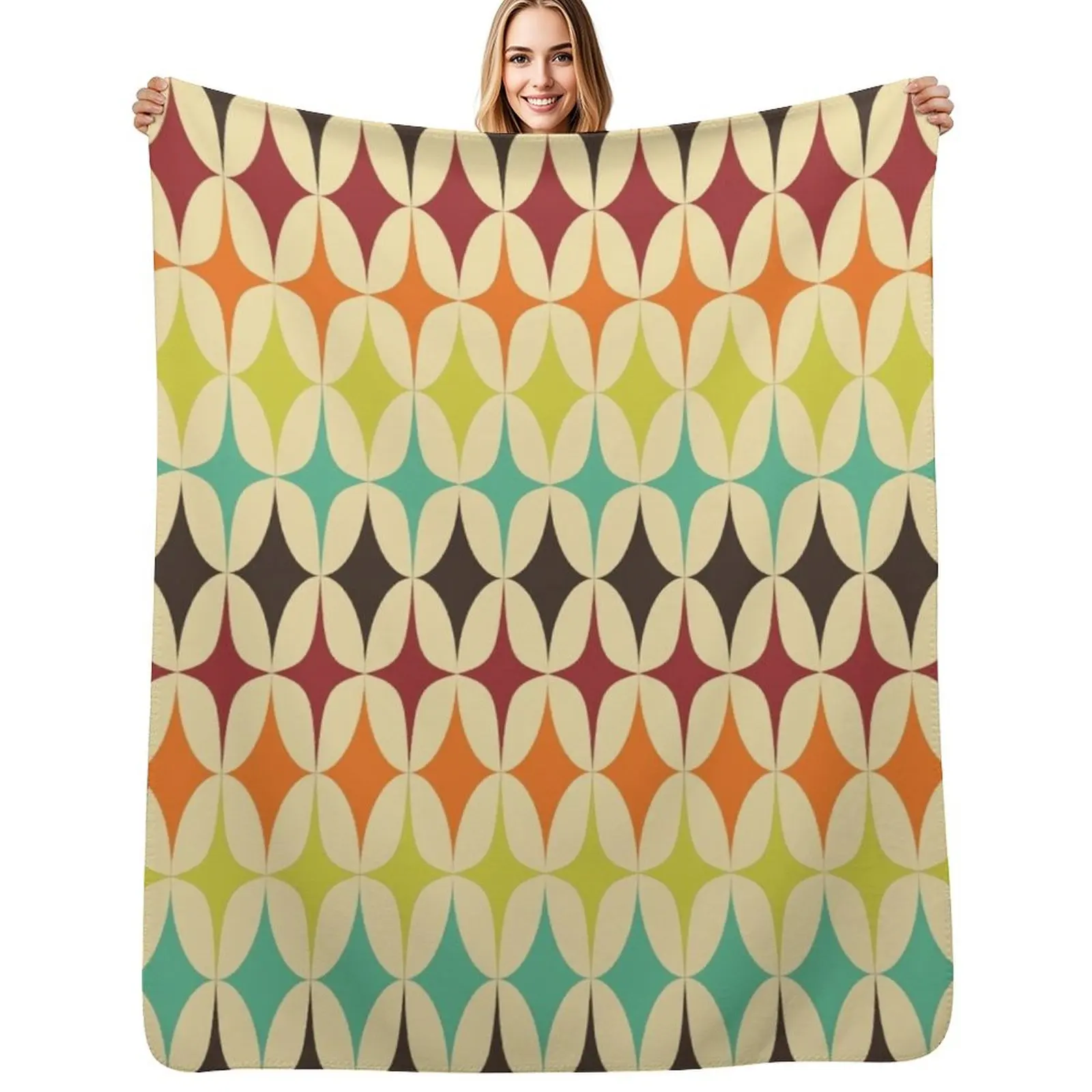 Mid Century Modern Throw Blanket Faux Fur Soft Warm Blanket for Bed
Mid Century Modern Throw Blanket Faux Fur Soft Warm Blanket for Bed