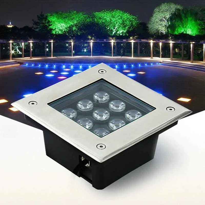 IP67 Waterproof Square 4W 6W 9W AC85-265V DC12V LED Outdoor Garden Path Floor Underground Buried Yard Lamp Spot Landscape Light
IP67 Waterproof Square 4W 6W 9W AC85-265V DC12V LED Outdoor Garden Path Floor Underground Buried Yard Lamp Spot Landscape Light