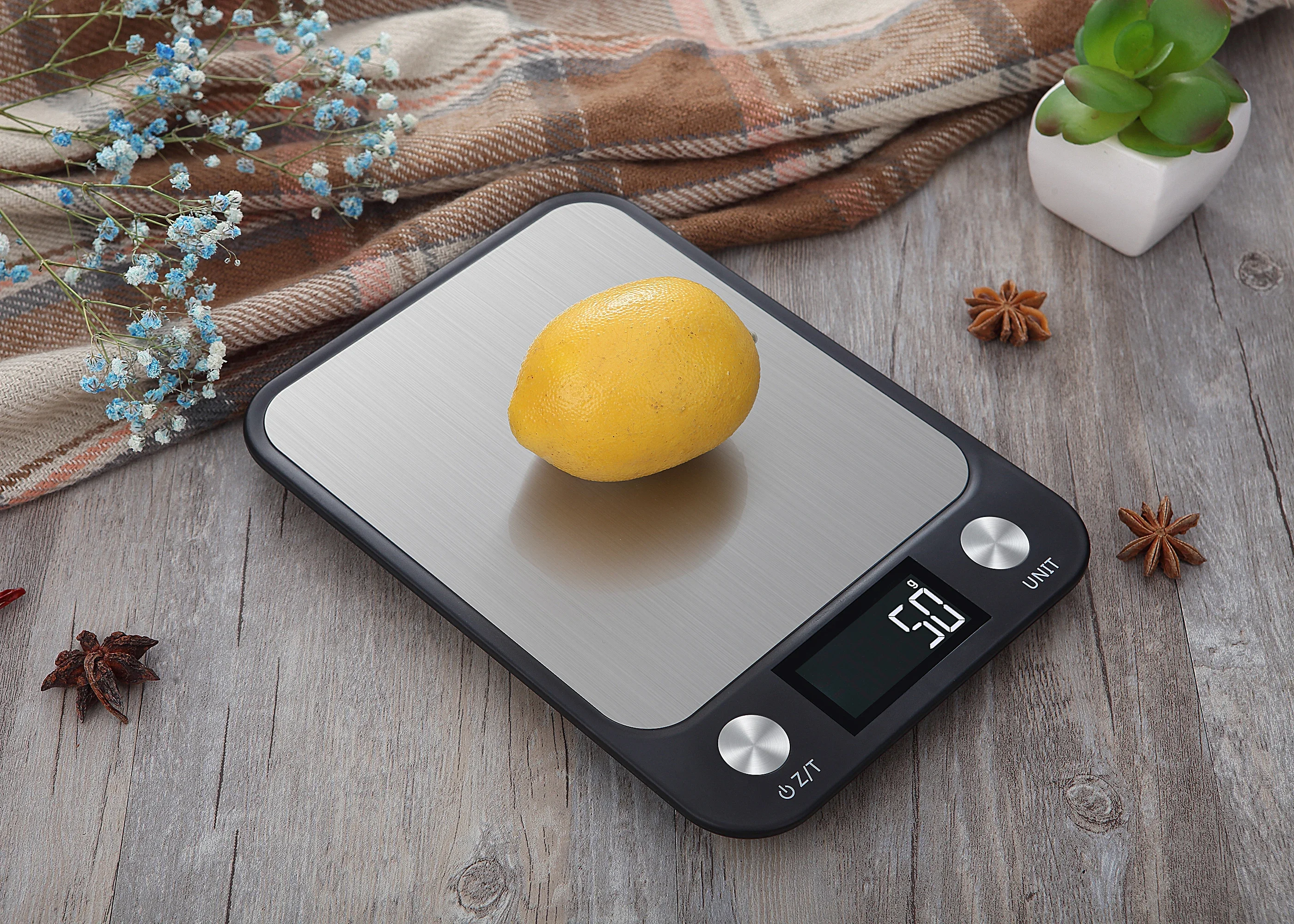 Kitchen Scale 15Kg/1g Weighing Food Coffee Balance Smart Electronic Digital Scales Stainless Steel Design for Cooking and Baking
Kitchen Scale 15Kg/1g Weighing Food Coffee Balance Smart Electronic Digital Scales Stainless Steel Design for Cooking and Baking