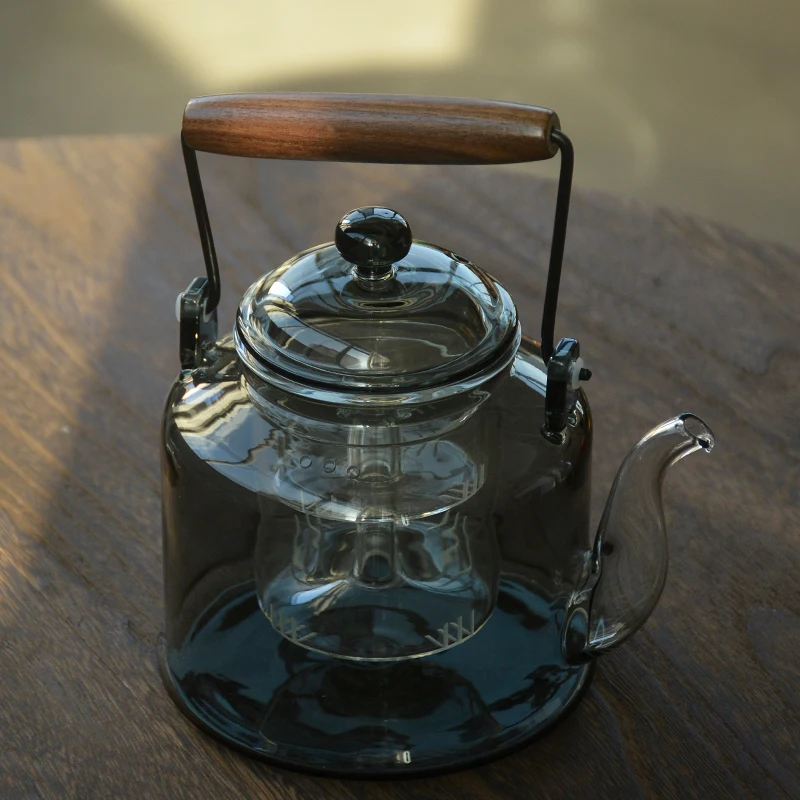 High Borosilie Glass Tea Pot with Handle for Steng And Cooking over Open Flame Heat Resistant Stove Top Tea Brewing Pot
High Borosilie Glass Tea Pot with Handle for Steng And Cooking over Open Flame Heat Resistant Stove Top Tea Brewing Pot