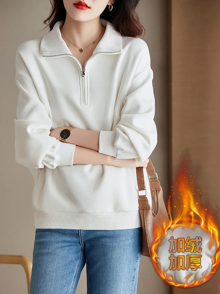 QOERLIN S-3XL Stand Collar Zipper Up Sweatshirts Fall Winter Thick Warm Pullovers Pocket 2023 New Solid Korean Fashion Tops Teen
QOERLIN S-3XL Stand Collar Zipper Up Sweatshirts Fall Winter Thick Warm Pullovers Pocket 2023 New Solid Korean Fashion Tops Teen
