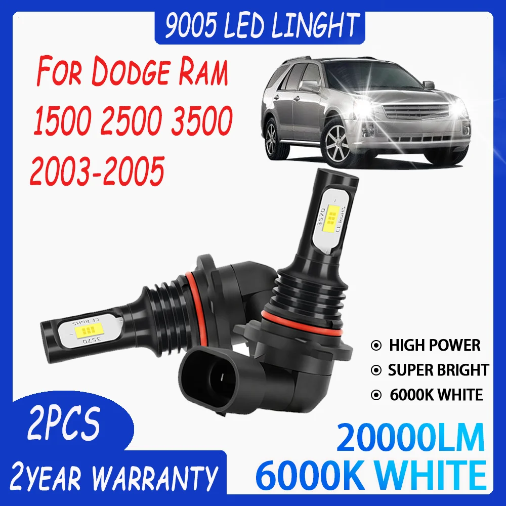20000LM 9005 Car LED Fog Light Plug And Play CSP High Power Auto Fog Lamp 12V 6000K For Dodge Ram 1500 2500 3500 2003-2005
20000LM 9005 Car LED Fog Light Plug And Play CSP High Power Auto Fog Lamp 12V 6000K For Dodge Ram 1500 2500 3500 2003-2005