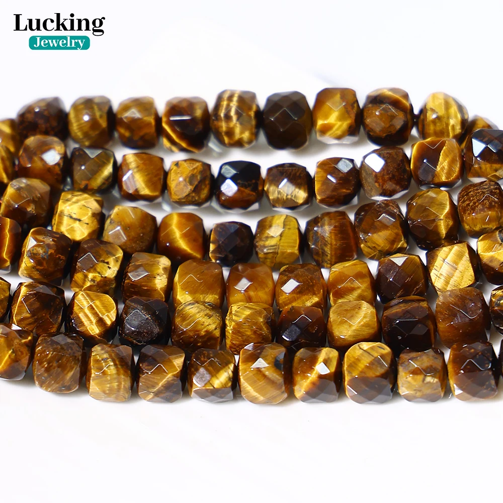 A+ Natural Yellow Tiger Eye Square Faceted 6.5-7mm Gemstone Beads for Jewelry Making, Healing Stone, Fashion Accessories
A+ Natural Yellow Tiger Eye Square Faceted 6.5-7mm Gemstone Beads for Jewelry Making, Healing Stone, Fashion Accessories