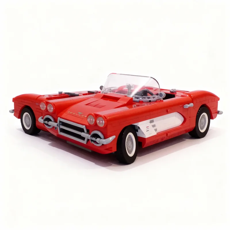 1227PCS MOC Creative Model C1 Corvette Sport Hood Mod Building Blocks DIY Assembly Bricks Display Gift Collectible Collection
1227PCS MOC Creative Model C1 Corvette Sport Hood Mod Building Blocks DIY Assembly Bricks Display Gift Collectible Collection