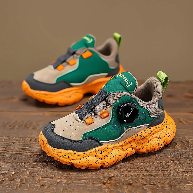 Autumn Winter Casual Sneakers For Boys Girls Knob Comfy Leather Children's Sports Shoes Lightweight Platform Kids Running Shoes
Autumn Winter Casual Sneakers For Boys Girls Knob Comfy Leather Children's Sports Shoes Lightweight Platform Kids Running Shoes