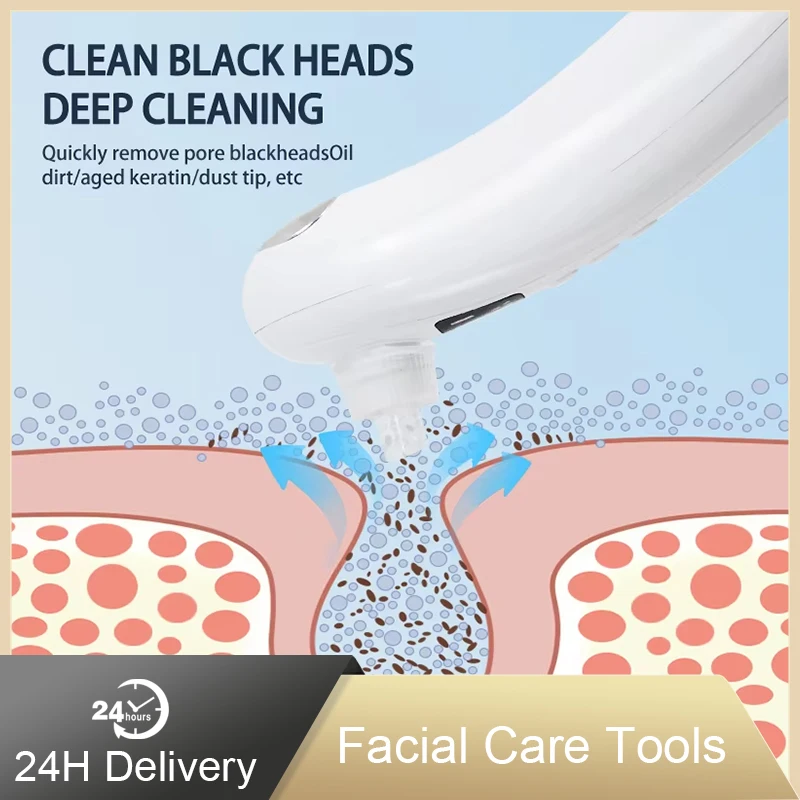 New Blackhead Remove Water Cycle Facial Cleaning Tools Pore Vacuum Cleaner Black Dot Remove USB Rechargeable Face Vacuum
New Blackhead Remove Water Cycle Facial Cleaning Tools Pore Vacuum Cleaner Black Dot Remove USB Rechargeable Face Vacuum