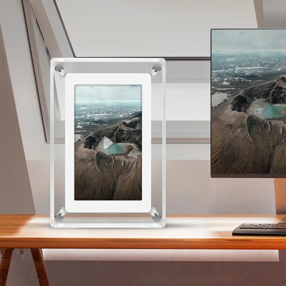 7-дюймовая акриловая цифровая фоторамка Smart Motion 1080p IPS, внутренняя Автоматическая фоторамка с цифровым экраном P Y2K4
7-дюймовая акриловая цифровая фоторамка Smart Motion 1080p IPS, внутренняя Автоматическая фоторамка с цифровым экраном P Y2K4