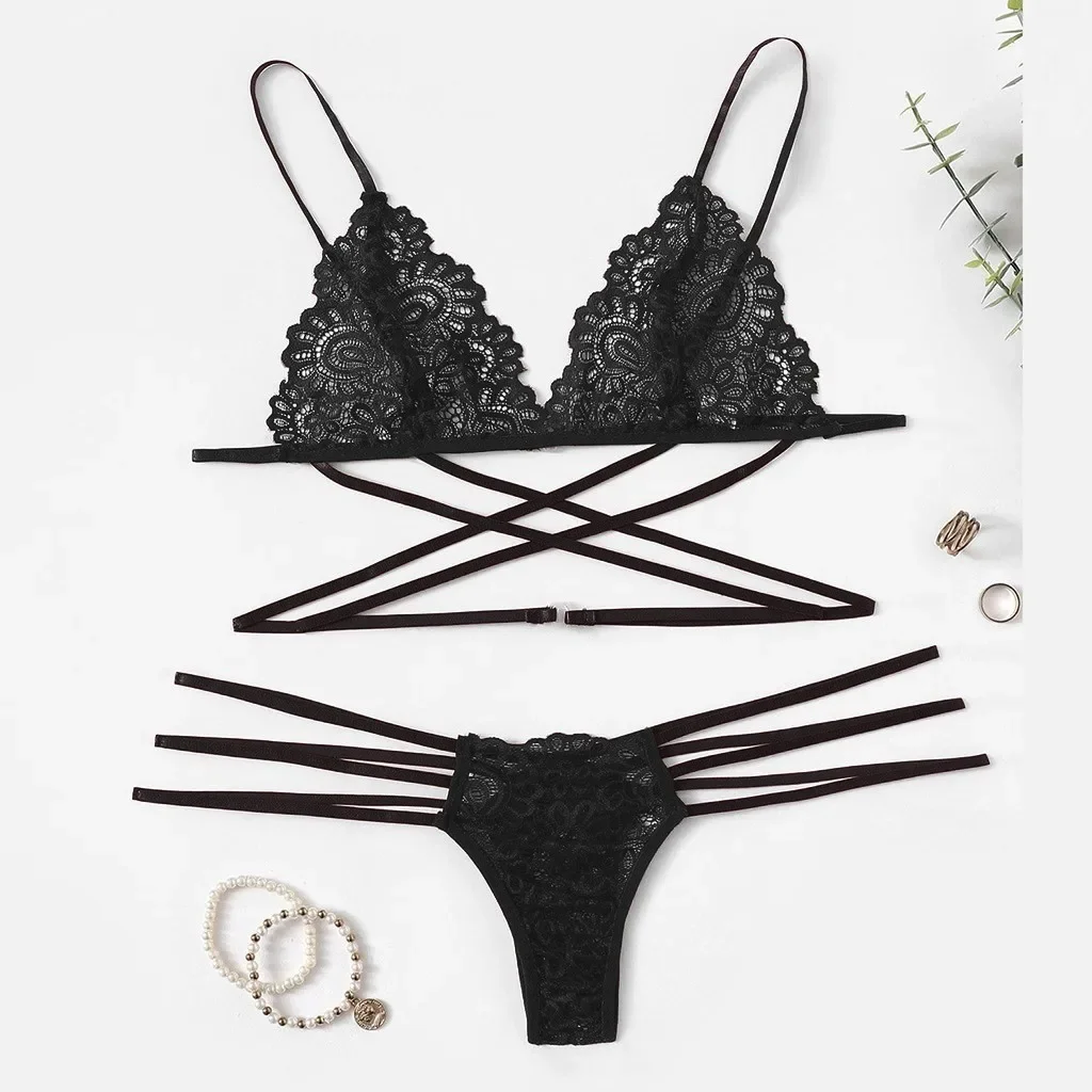 Hot Sale Female Underwear Sexy Lingerie Set For Women Plus Size Lace Lingerie Thong Set Bodydoll Sleepwear Bandage Bra Underwear
Hot Sale Female Underwear Sexy Lingerie Set For Women Plus Size Lace Lingerie Thong Set Bodydoll Sleepwear Bandage Bra Underwear