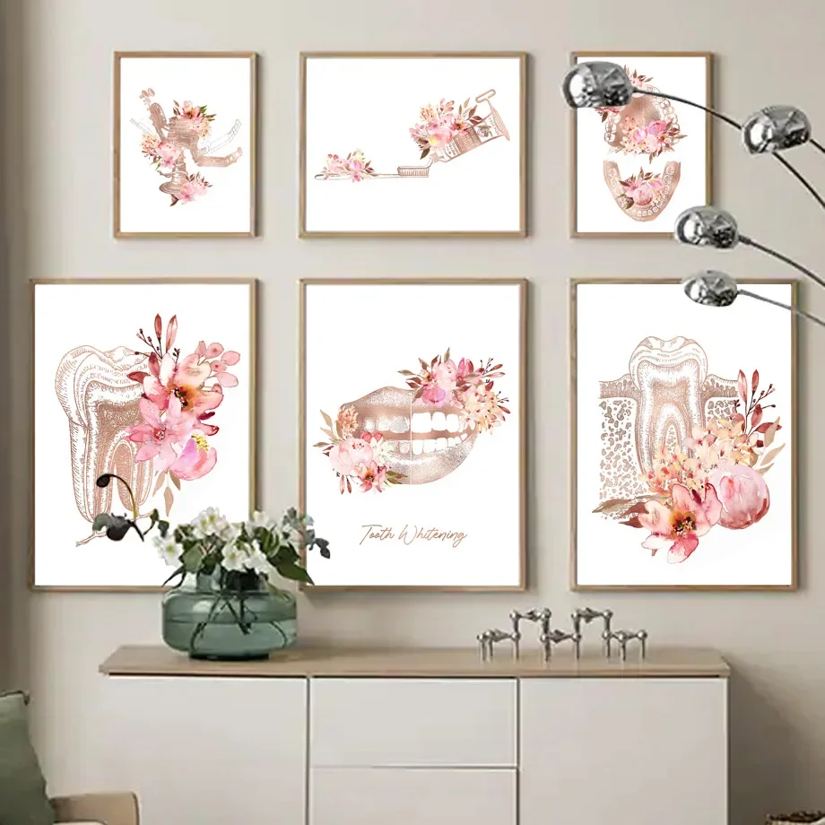 Abstract Anatomy Teeth Flower Wall Art Canvas Painting Nordic Posters And Prints Wall Pictures For Bathroom Dentist Decoration
Abstract Anatomy Teeth Flower Wall Art Canvas Painting Nordic Posters And Prints Wall Pictures For Bathroom Dentist Decoration