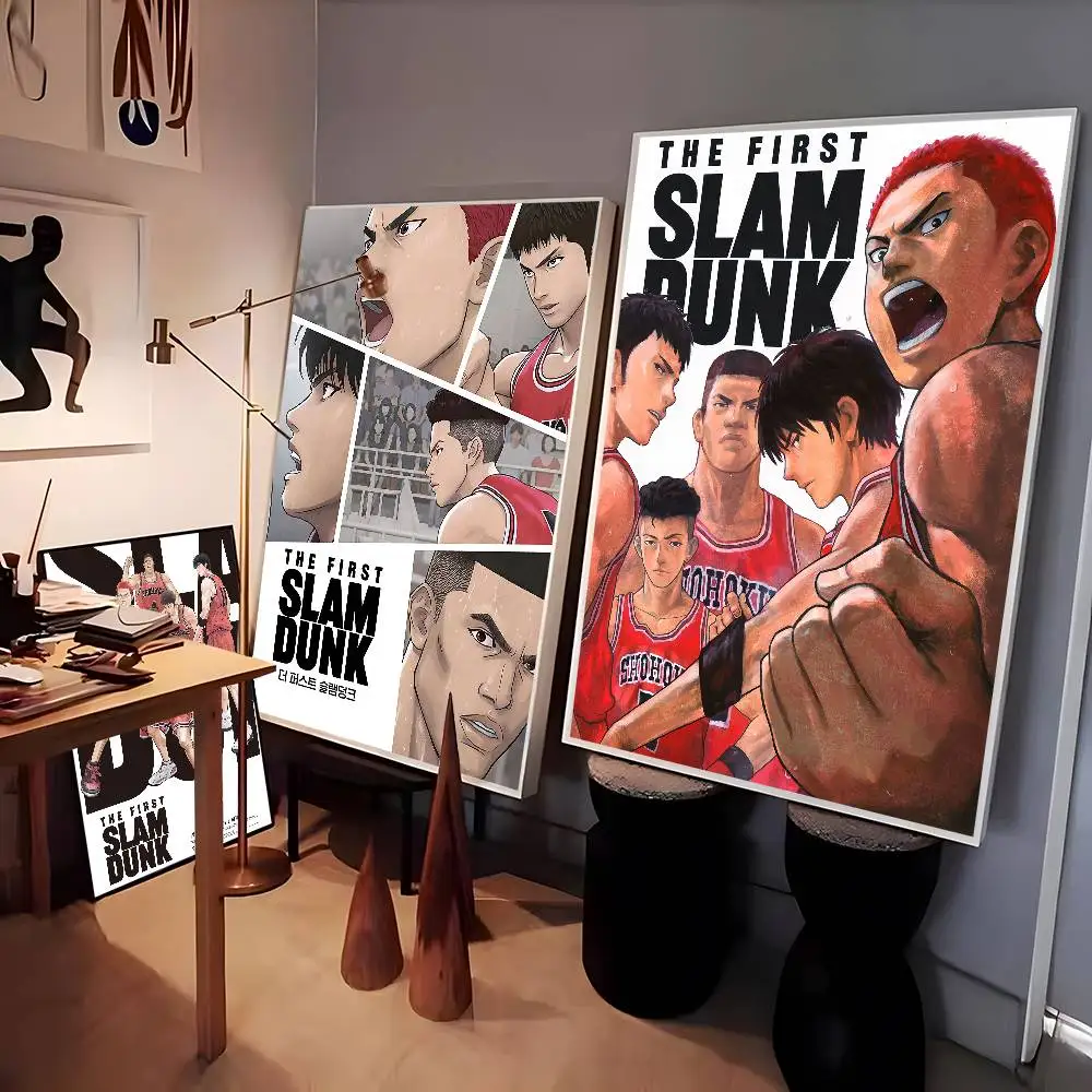 Anime THE FIRST SLAM DUNK Poster Waterproof Vintage Movie Posters High Quality Wall Art Print For Room Decor Gift 
Anime THE FIRST SLAM DUNK Poster Waterproof Vintage Movie Posters High Quality Wall Art Print For Room Decor Gift