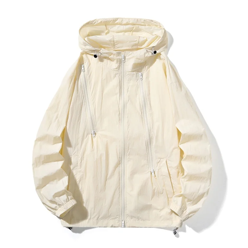 Japanese Sle Men's Summer Outdoor Lightweight UV Protection Jaet with Multiple kets Hooded Skin Color Coat for Couples
Japanese Sle Men's Summer Outdoor Lightweight UV Protection Jaet with Multiple kets Hooded Skin Color Coat for Couples