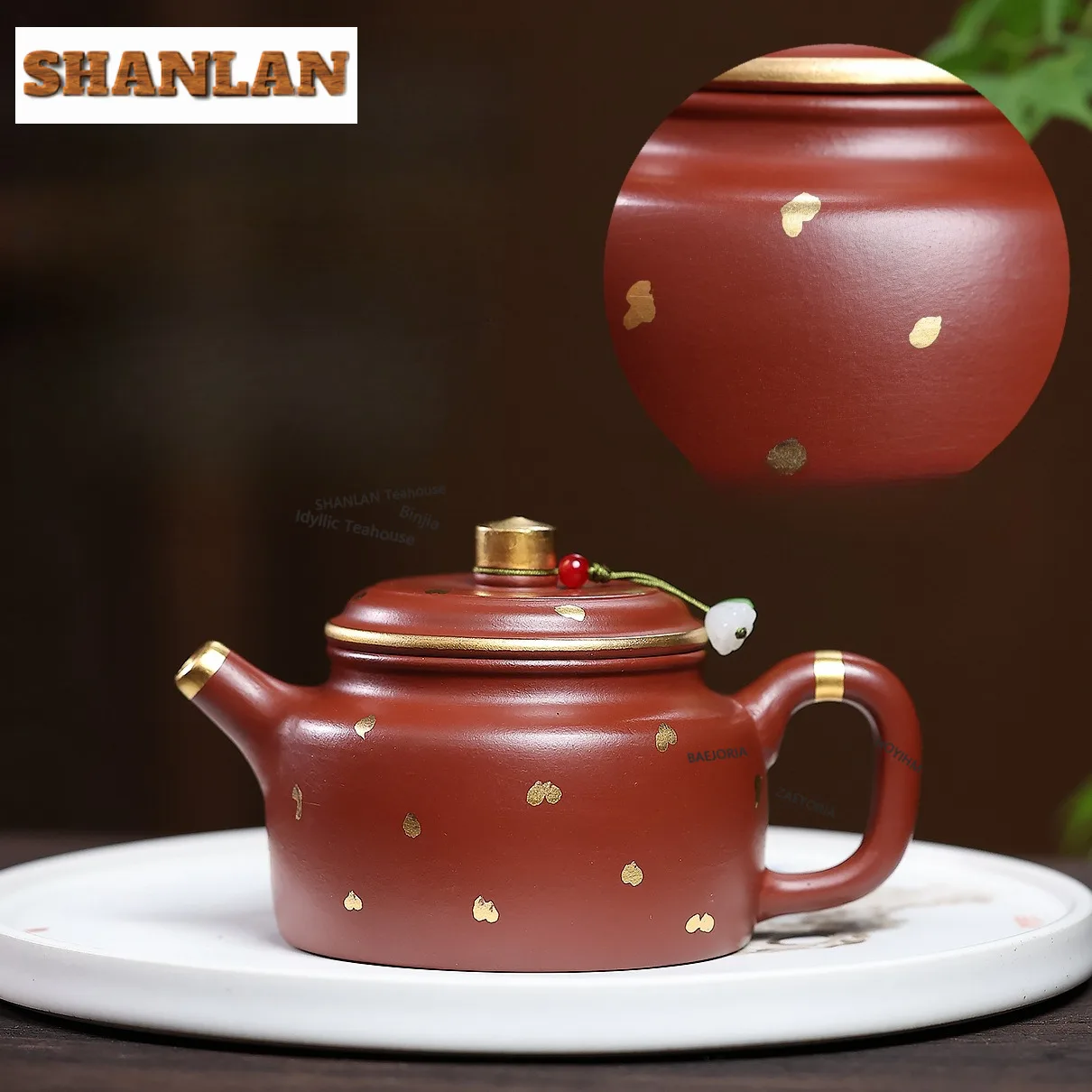 200ml Luxury Yixing Purple Clay Teapots Handmade Dezhong Pot Raw Ore Dahongpao Mud Kettle Zisha Tea Set Tea Ceremony Craft Gifts
200ml Luxury Yixing Purple Clay Teapots Handmade Dezhong Pot Raw Ore Dahongpao Mud Kettle Zisha Tea Set Tea Ceremony Craft Gifts