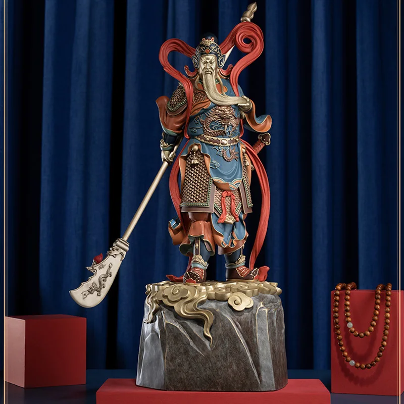54cm Large Asia High grade Decorative mascot Home store company Shrine Good luck God of wealth GUAN GONG BRONZE Sculpture
54cm Large Asia High grade Decorative mascot Home store company Shrine Good luck God of wealth GUAN GONG BRONZE Sculpture