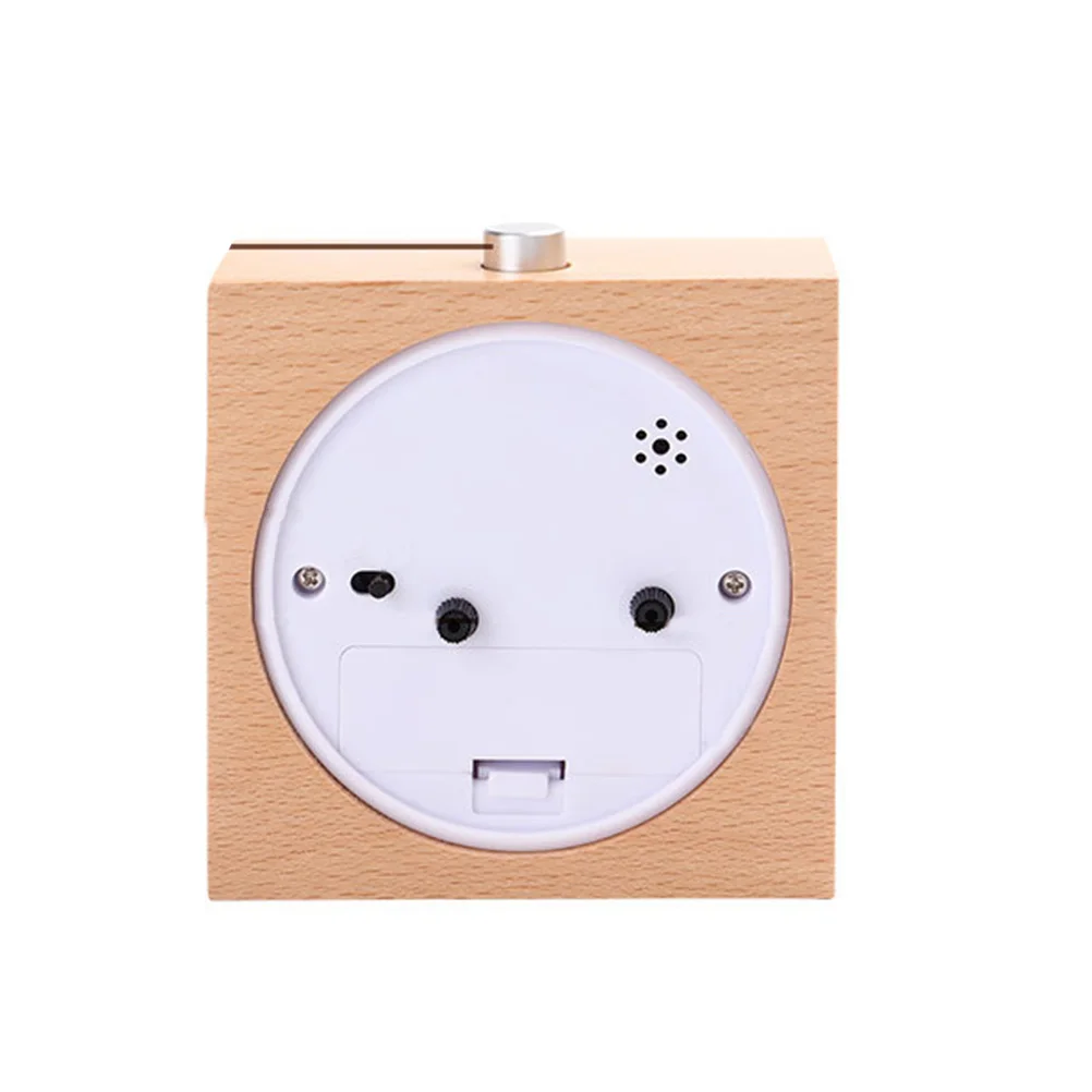 Wooden Square Alarm Clock Silent No Ticking Night Light Large Black Numbers Easy Read For Bedroom Office Decor Beechwood Quiet
Wooden Square Alarm Clock Silent No Ticking Night Light Large Black Numbers Easy Read For Bedroom Office Decor Beechwood Quiet